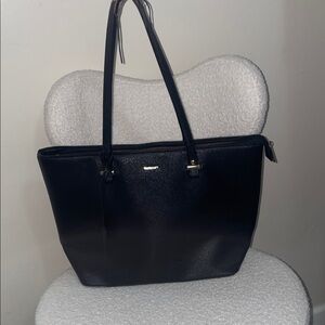 Elegant Black Tote Bag